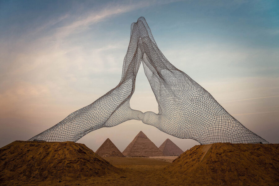 1st: Giza Pyramids during Forever is Now exhibition 