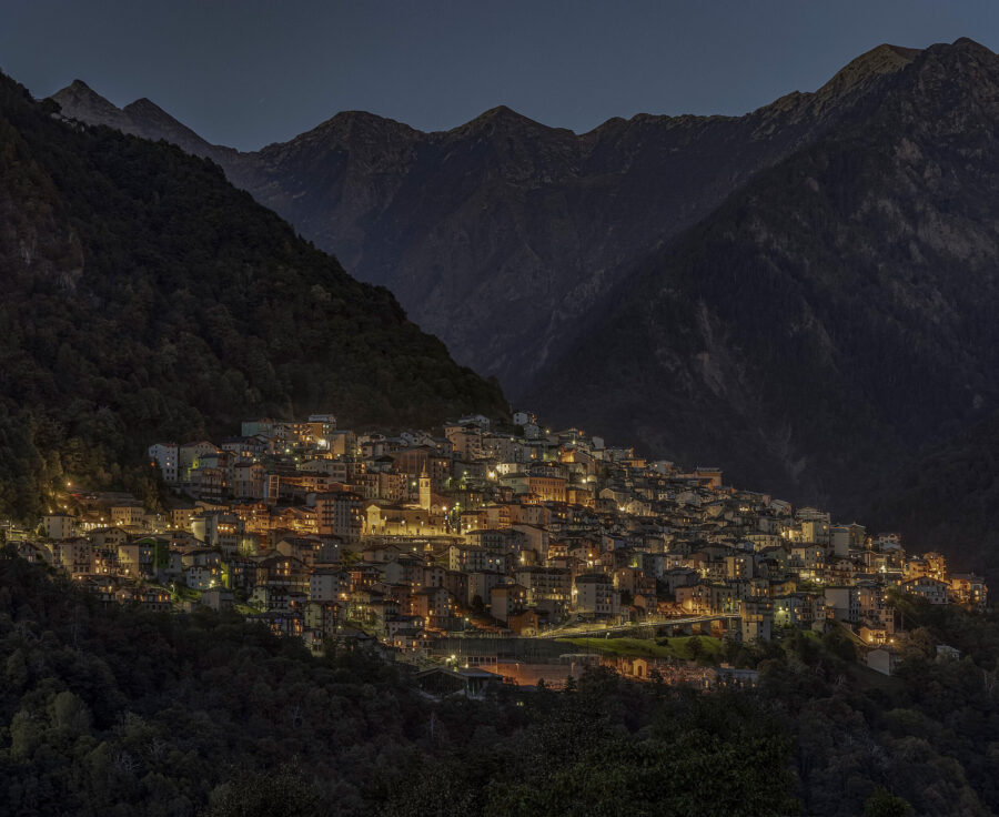 3rd: Panoramic view of Premana, province of Lecco, Lombardy